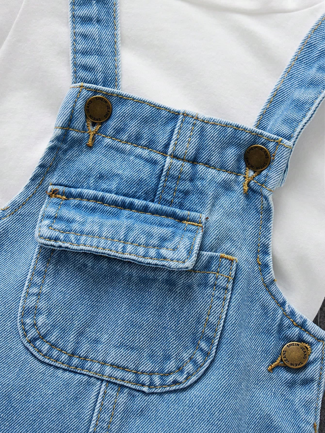 boys' denim overalls — معاينة 2